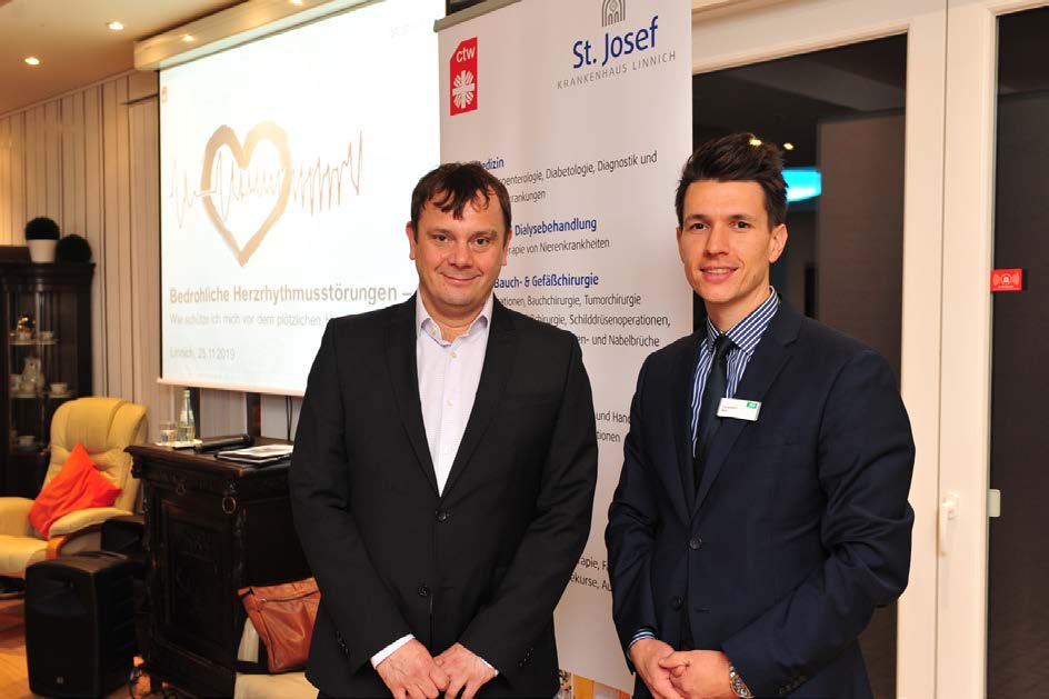 Plötzlichen Herztod vermeiden“ St. Josef-Krankenhaus Linnich informierte anlässlich der bundesweiten Herzwochen